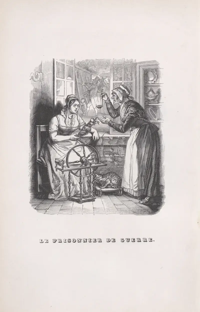 Krigsfången av J. J. Grandville