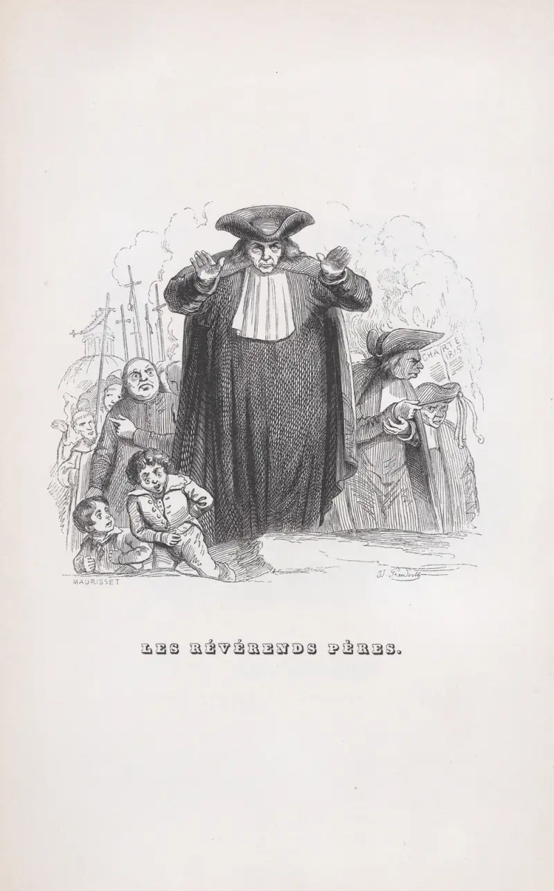 The Reverend Fathers av J. J. Grandville