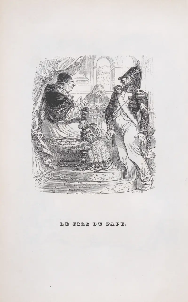 Påvens son av J. J. Grandville