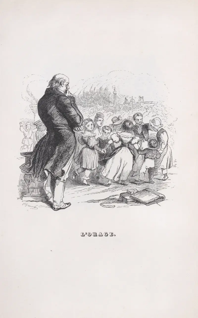 Stormen av J. J. Grandville