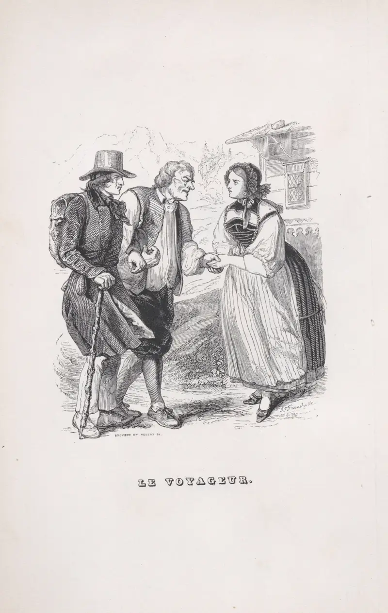 The Traveler av J. J. Grandville