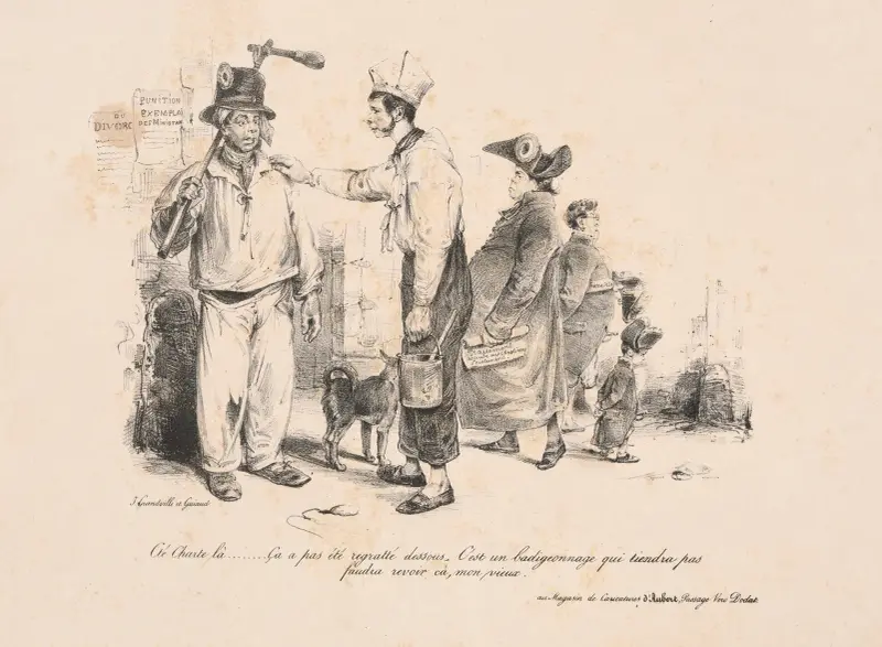 This charter! . . . It was not scraped, it has been white-washed so that you won’t have to see it again, my friend av J. J. Grandville