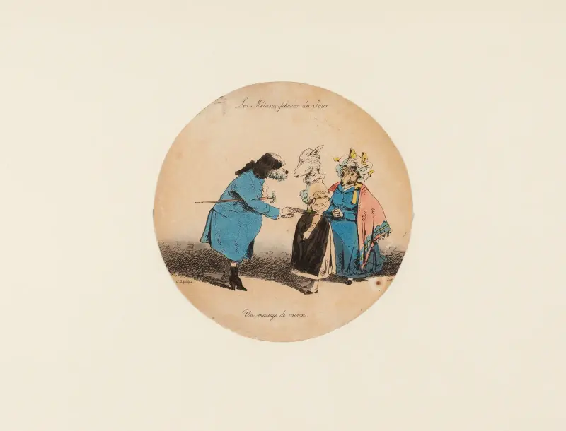 Ett resonemangsäktenskap av J. J. Grandville