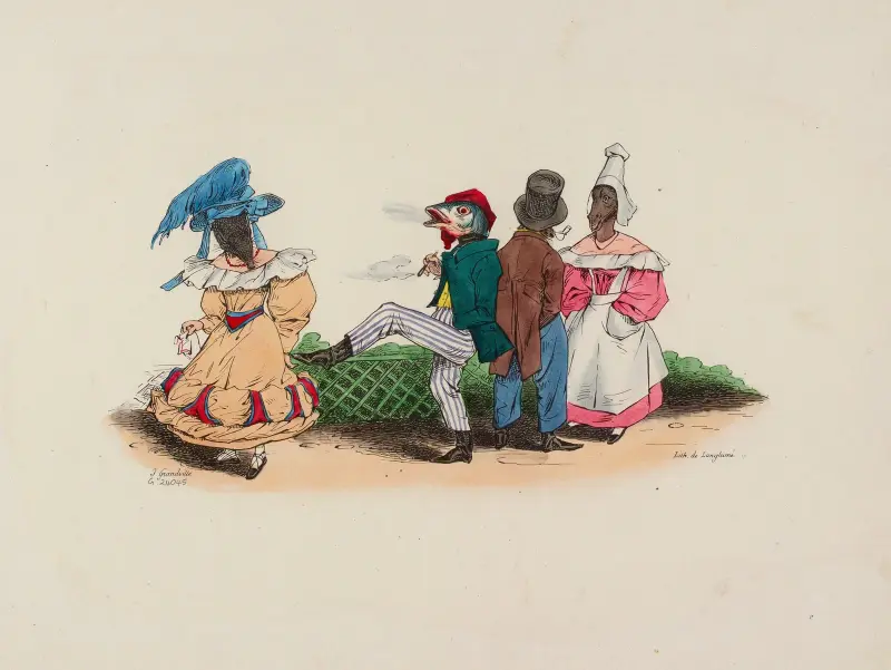 Vas donc.. Taupe av J. J. Grandville