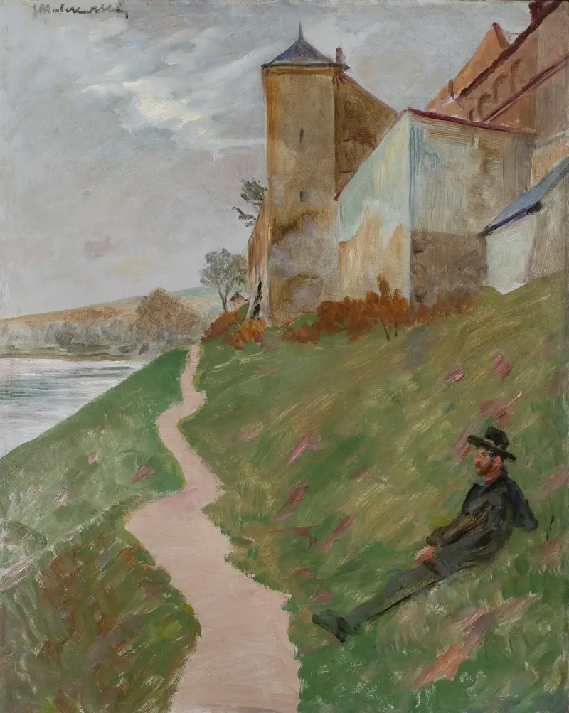 Vid norbertinernas klosterkulle av Jacek Malczewski