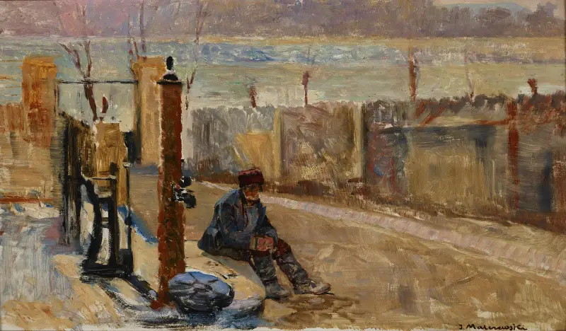Vistulas strandbankar av Jacek Malczewski