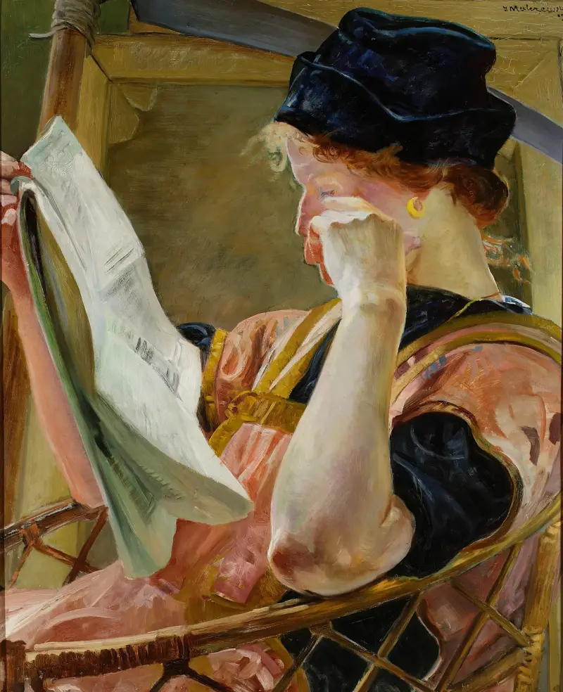 Female model von Jacek Malczewski