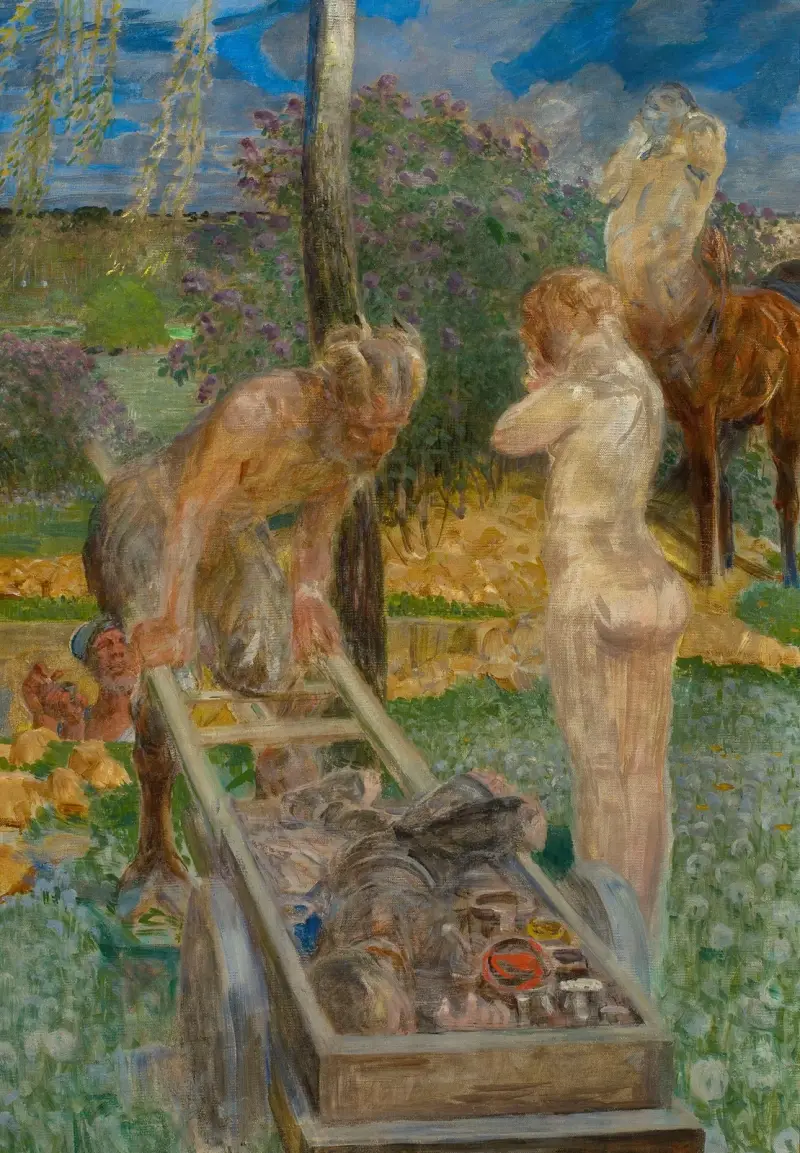 Begravning av en målarlärling av Jacek Malczewski
