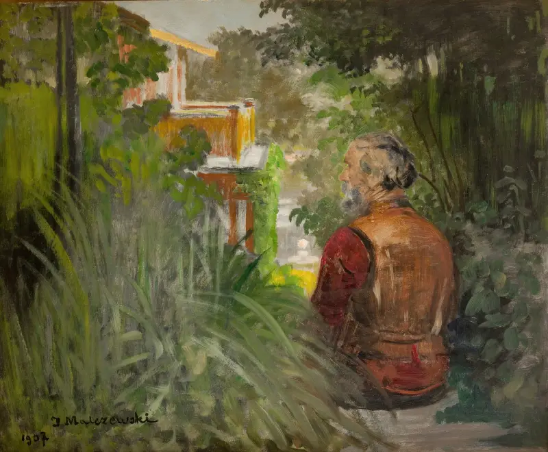 Pejzaż z pałacem, Jacek Malczewski
