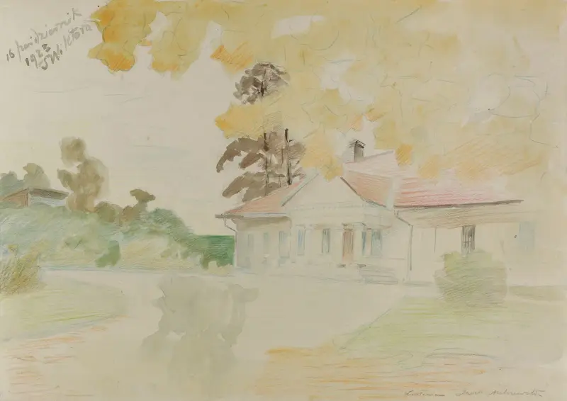 Manor house in Lusławice av Jacek Malczewski