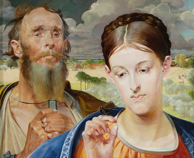 Musik – vänstra flygeln av triptyken av Jacek Malczewski