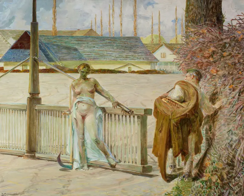 Mitt liv – högra delen av triptyken av Jacek Malczewski