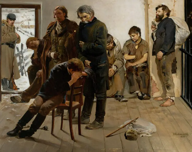 På väg till exil av Jacek Malczewski