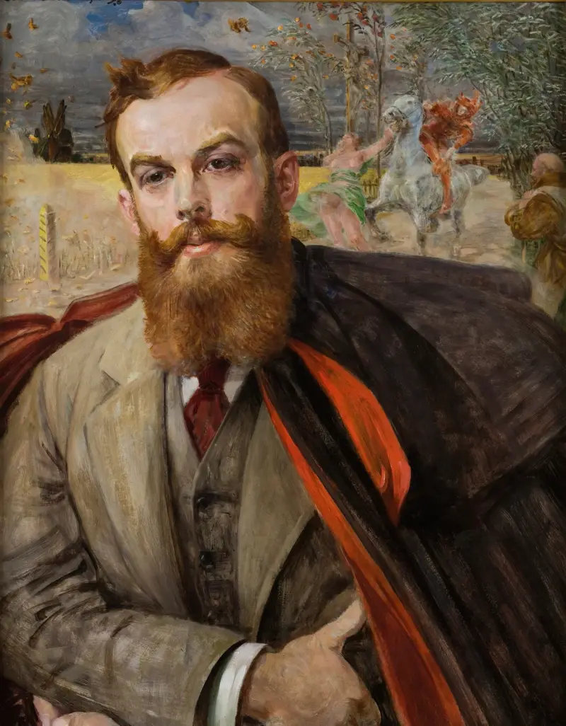 Porträtt av Adam Łada-Cybulski av Jacek Malczewski