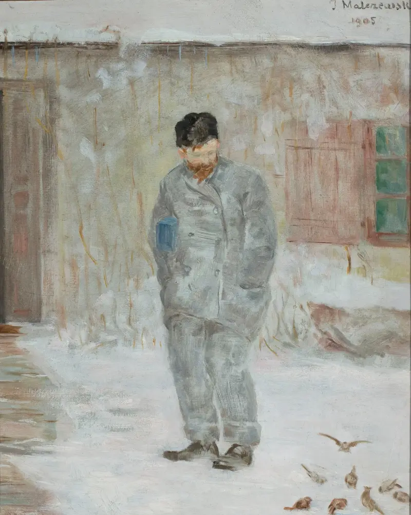 Porträtt av Adolf Dygasiński av Jacek Malczewski