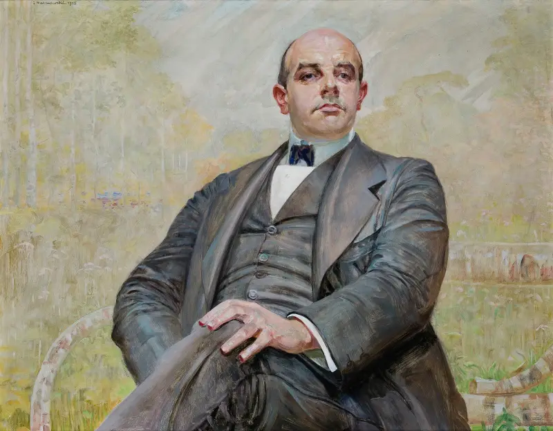 Portrait of Edward Maurizio av Jacek Malczewski