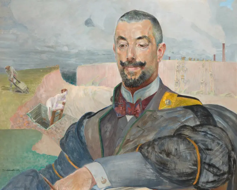 Portrait of Erazm Barącz av Jacek Malczewski