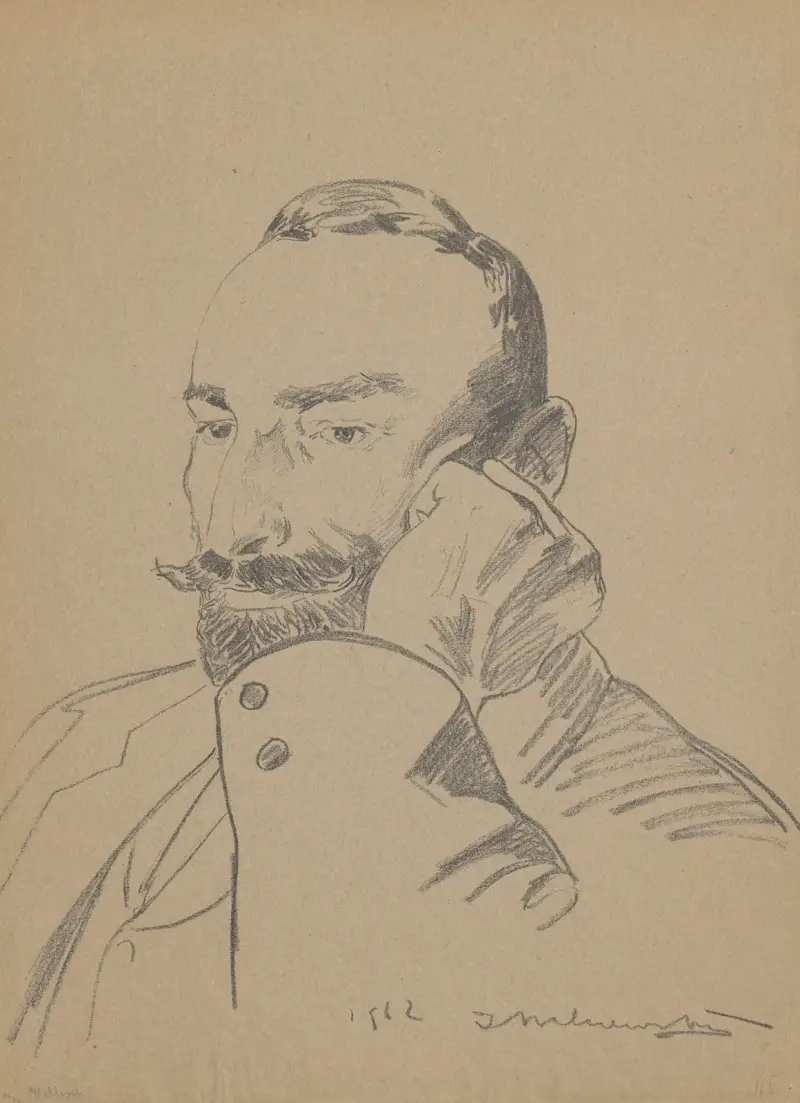 Porträtt av Feliks Jasieński av Jacek Malczewski