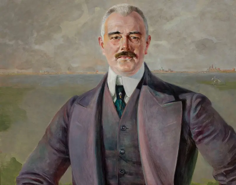 Portrait of J. Armółowicz av Jacek Malczewski