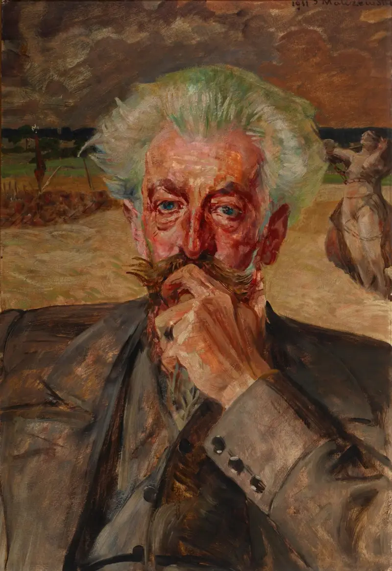 Portrait of Jarosław Odrowąż-Pieniążek av Jacek Malczewski