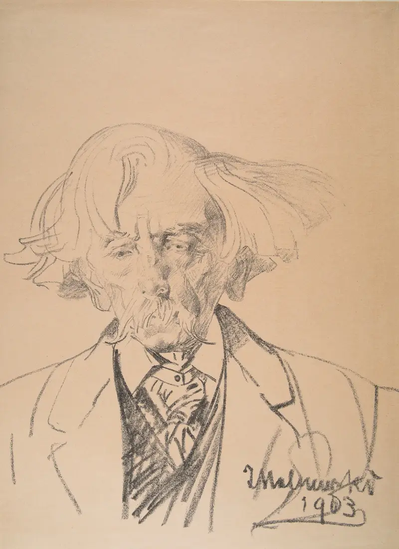 Porträtt av Stanisław Bryniarski av Jacek Malczewski