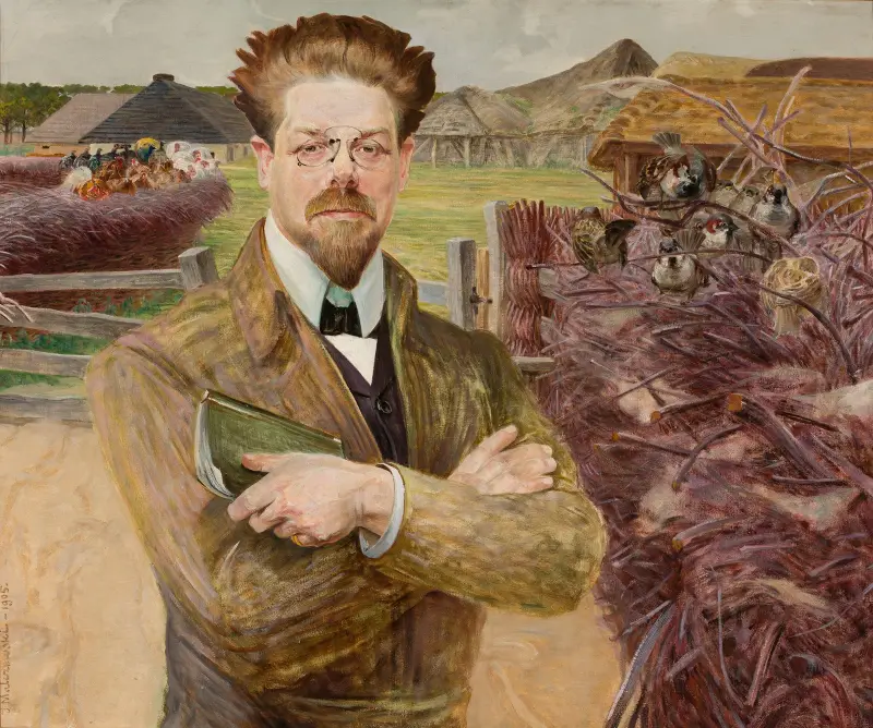 Porträtt av Władysław Reymont av Jacek Malczewski