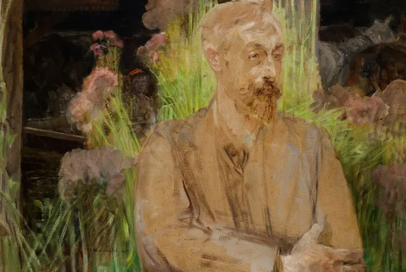 Portrait Study (Stanisław Dębicki – Artist, Painter) von Jacek Malczewski