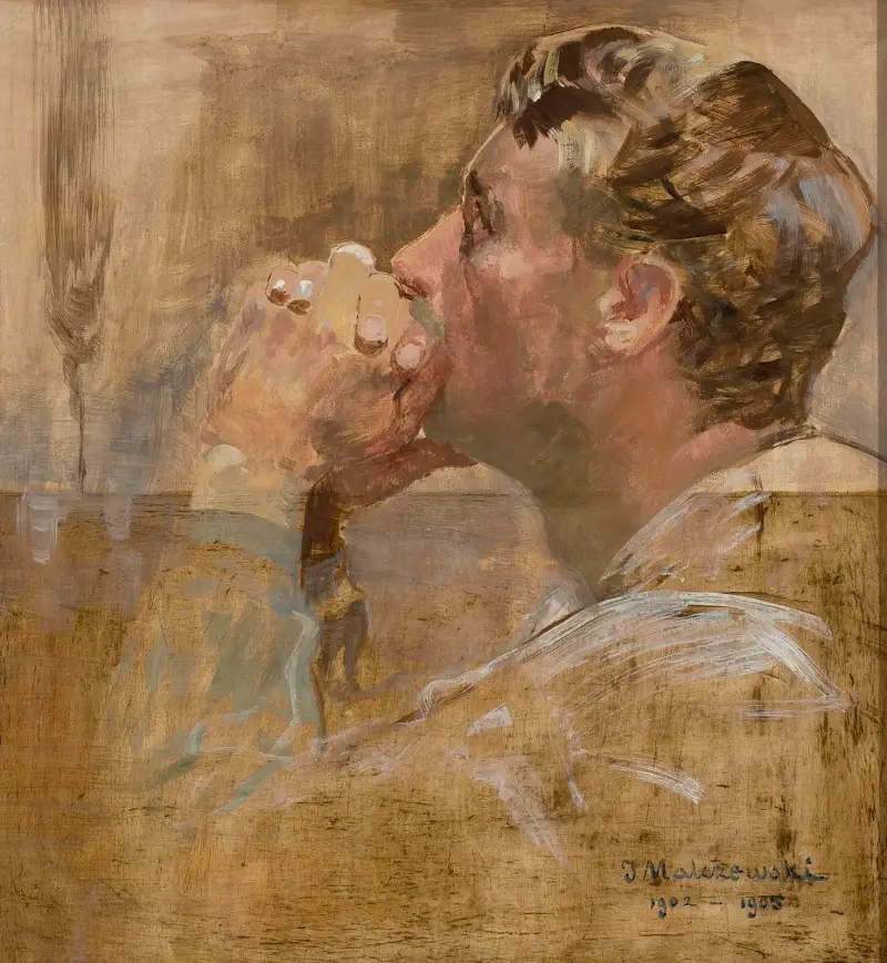 Praying man von Jacek Malczewski