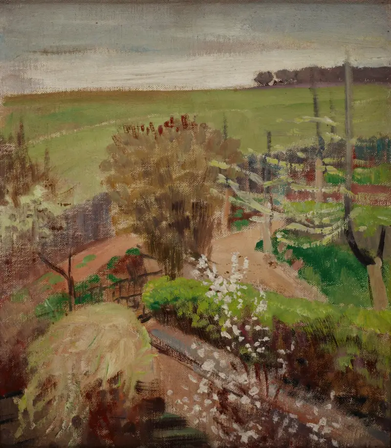 Pejzaż wiosenny ze wsi, Jacek Malczewski