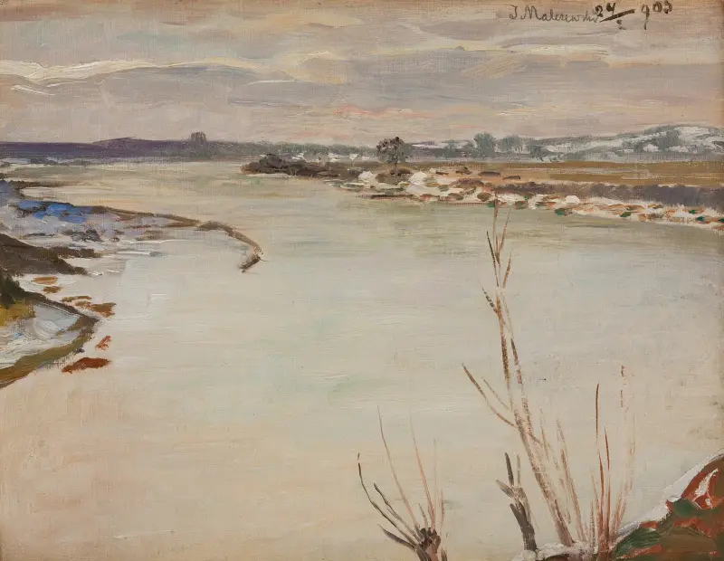 Vårflod av Jacek Malczewski