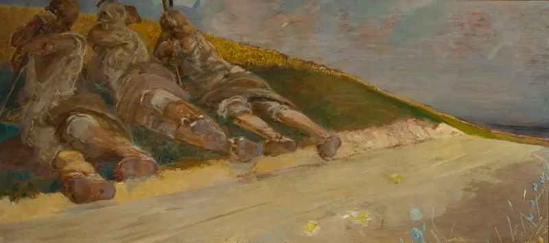 Travellers resting von Jacek Malczewski