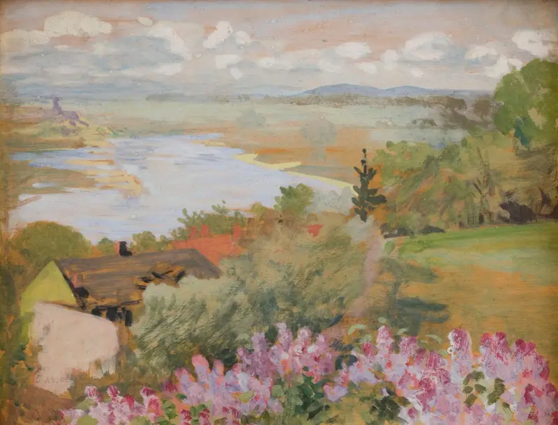 Visłas dal från Zwierzyniec av Jacek Malczewski