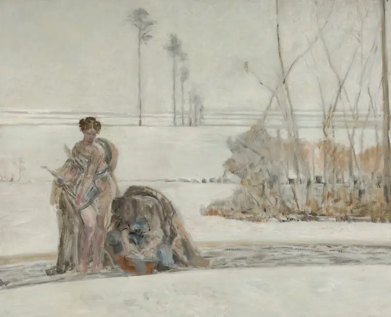 Winter landscape von Jacek Malczewski