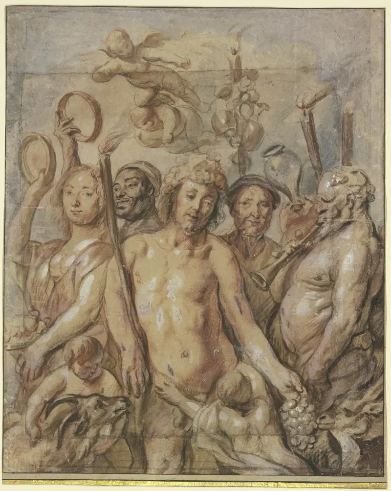 Bacchantenzug (Triumph des Bacchus) – Nr. 1 von Jacob Jordaens