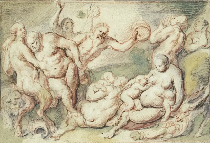 Bachanalia av Jacob Jordaens