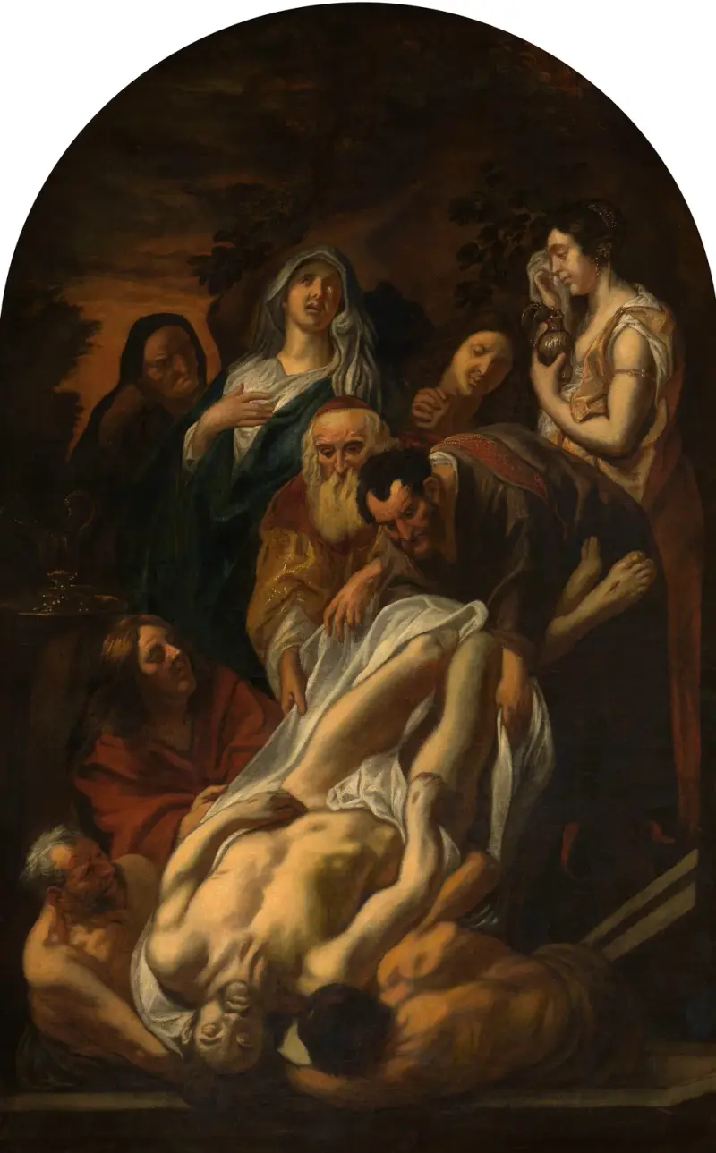 Christ’s Entombment av Jacob Jordaens