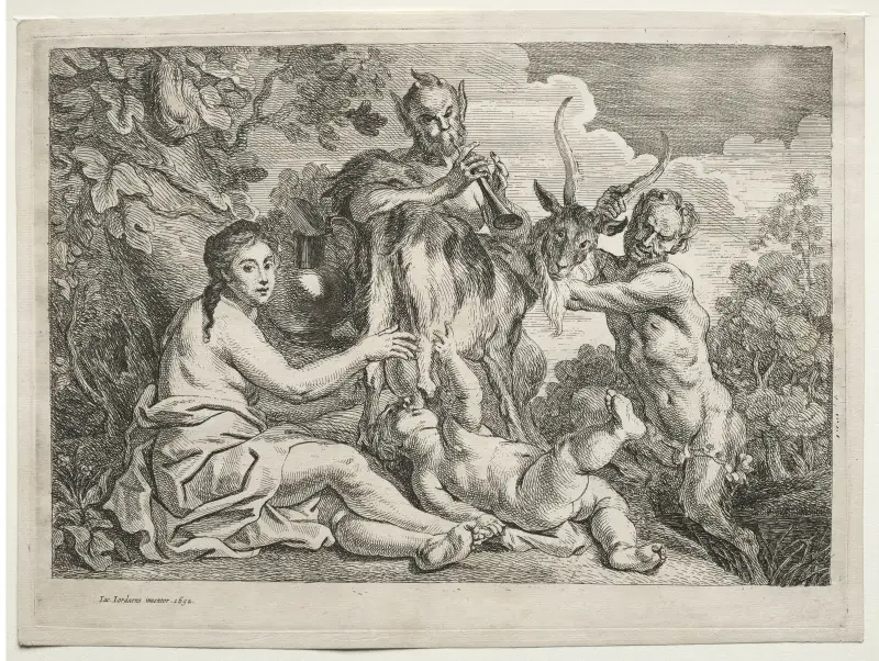 Jupiter närd av geten Amaltheia av Jacob Jordaens