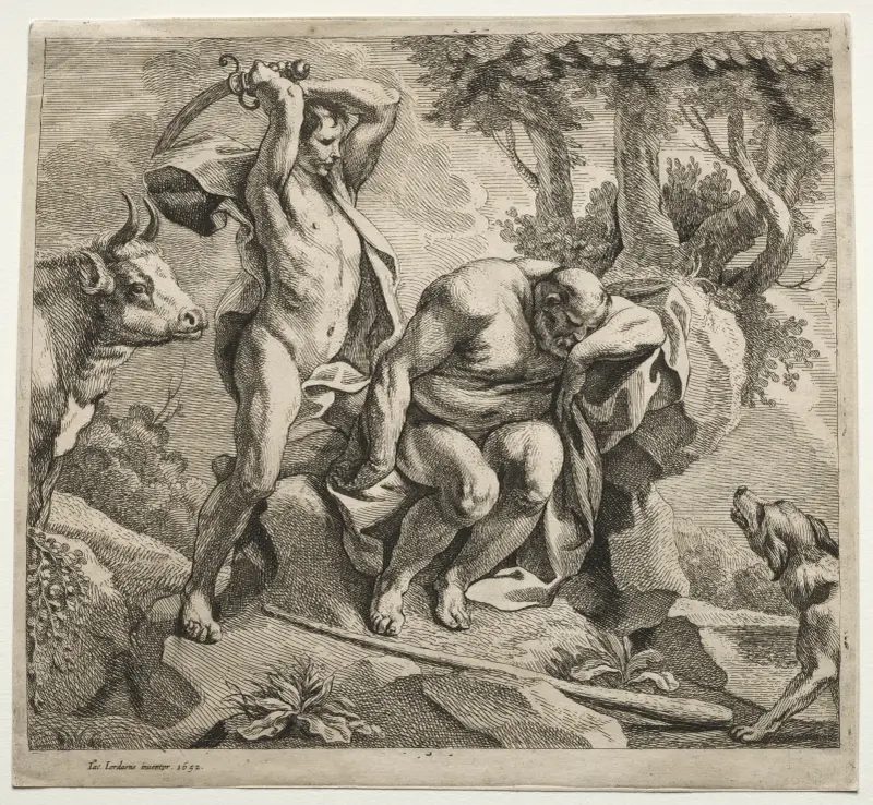 Mercurius dödar Argus av Jacob Jordaens