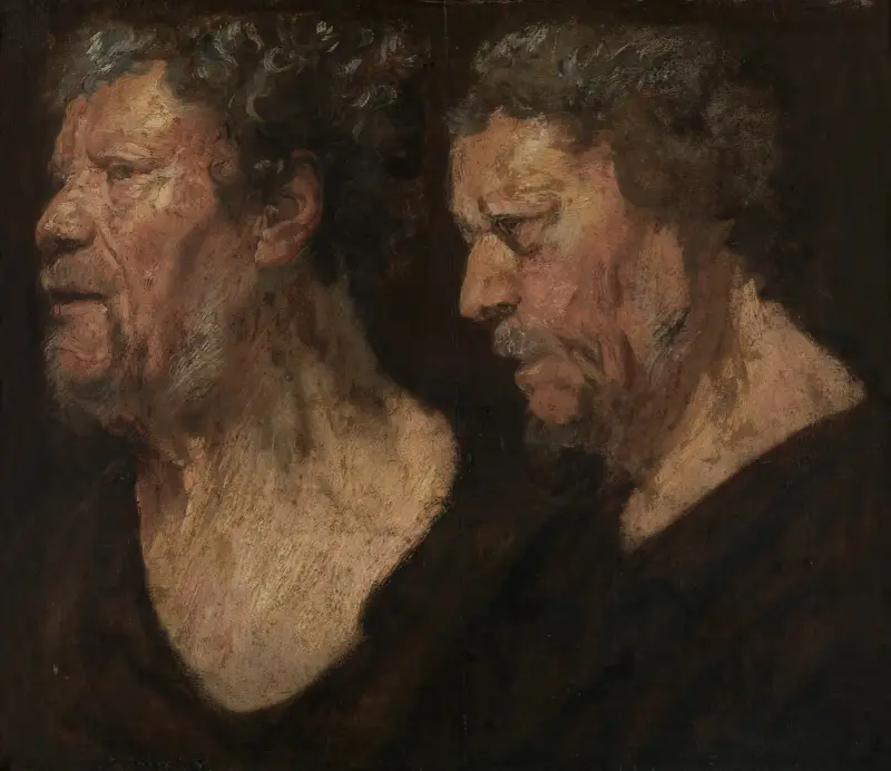 Studier av Abrahams huvud 1620–1621 av Jacob Jordaens