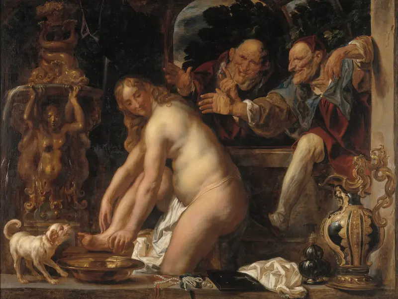 Susanna och gubbarna av Jacob Jordaens