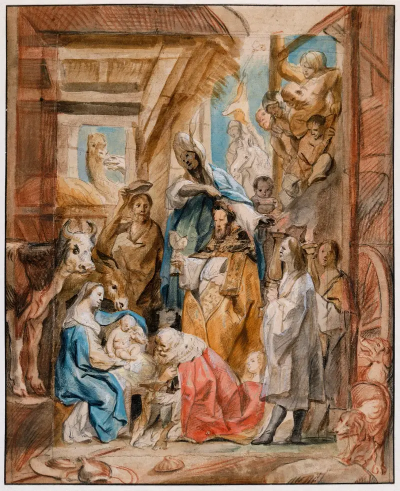 The Adoration of the Magi von Jacob Jordaens