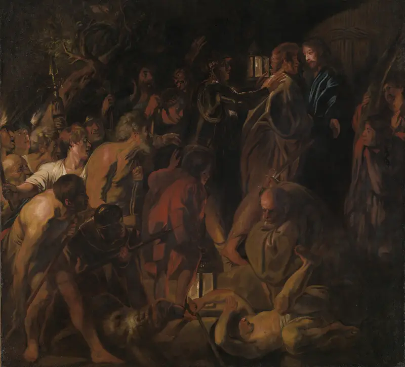 The Betrayal of Christ av Jacob Jordaens