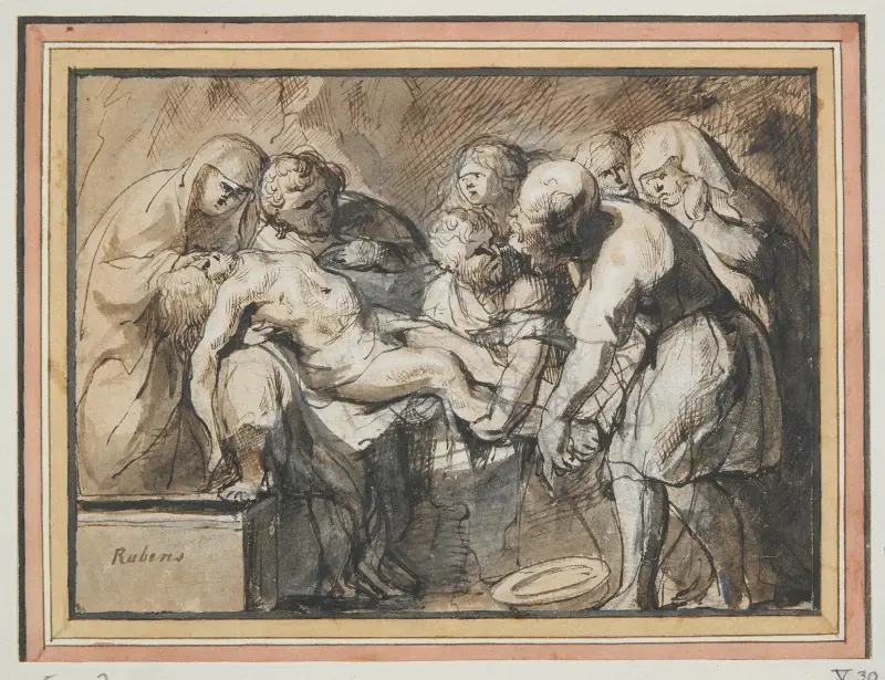 Gravläggningen av Jacob Jordaens