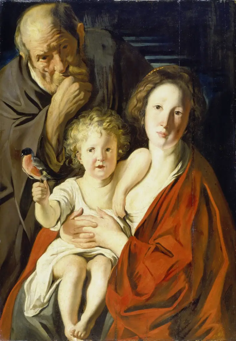 Den heliga familjen av Jacob Jordaens