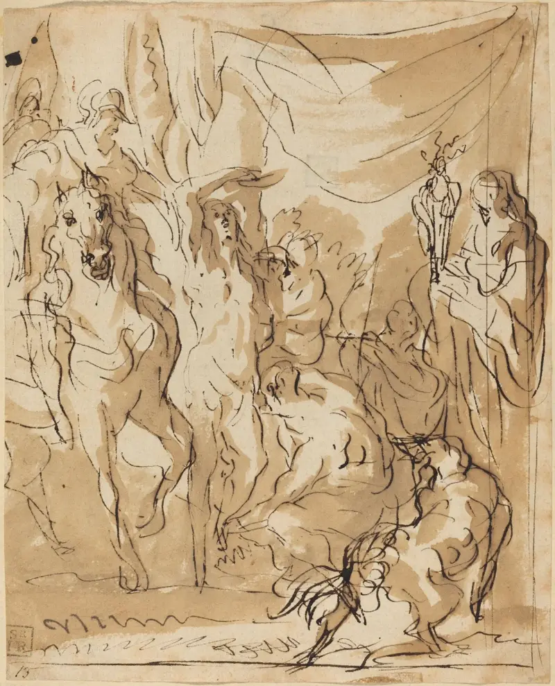 Martyrskapet av Sankt Sebastian av Jacob Jordaens