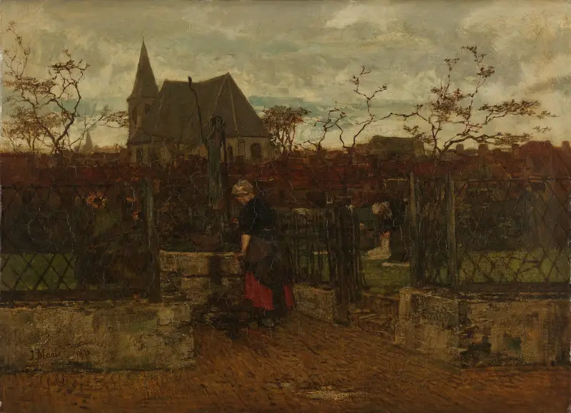Ein Blechfeld von Jacob Maris