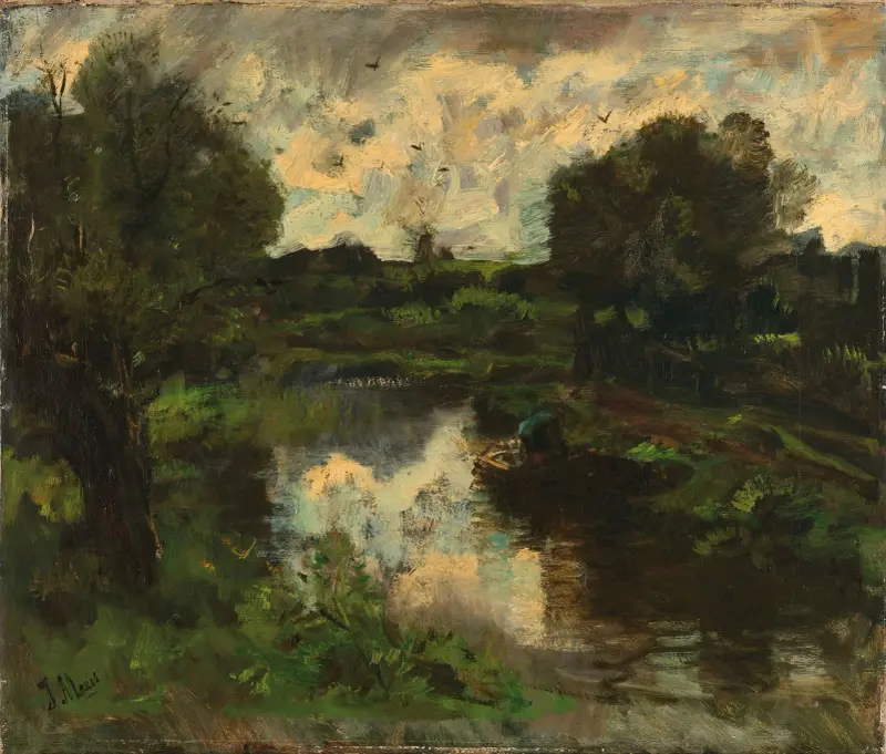 A Polder Landscape after a Thunderstorm av Jacob Maris