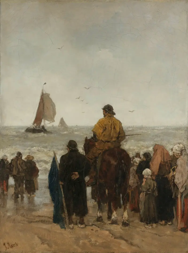 Båtarnas ankomst av Jacob Maris