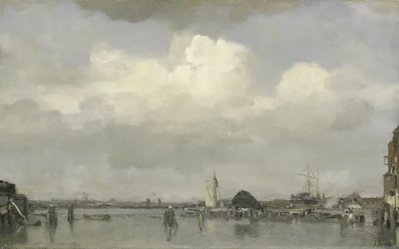 Hamnvy av Jacob Maris