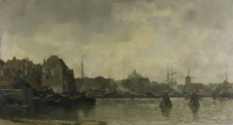 Stadsvy av Jacob Maris